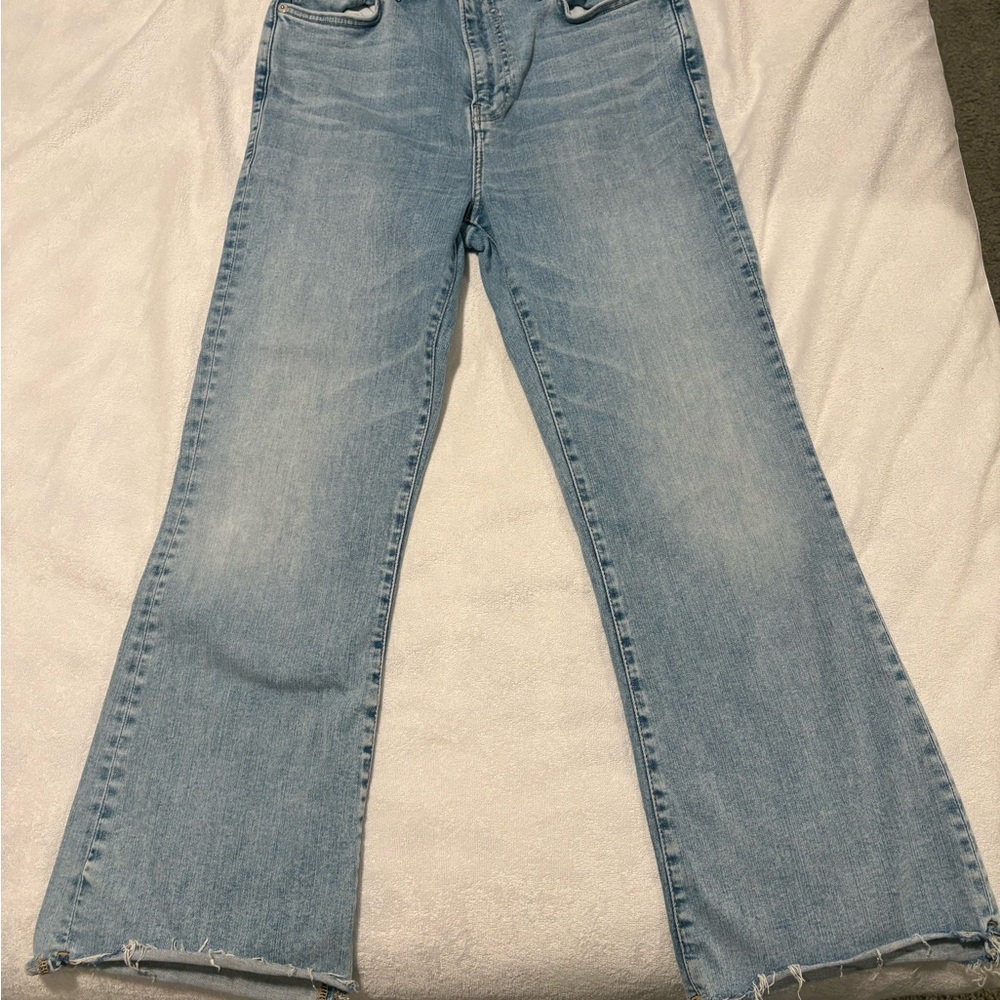 Frame Denim Light Blue Flare Jeans